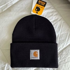 NAVY BLUE CARHARTT BEANIE